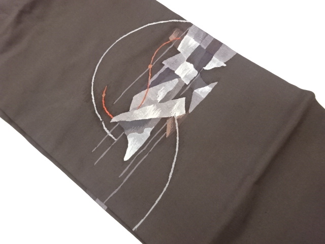 JAPANESE NAGOYA OBI / WOVEN ABSTRACT